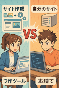 Webサイトビルダー VS ホスティング